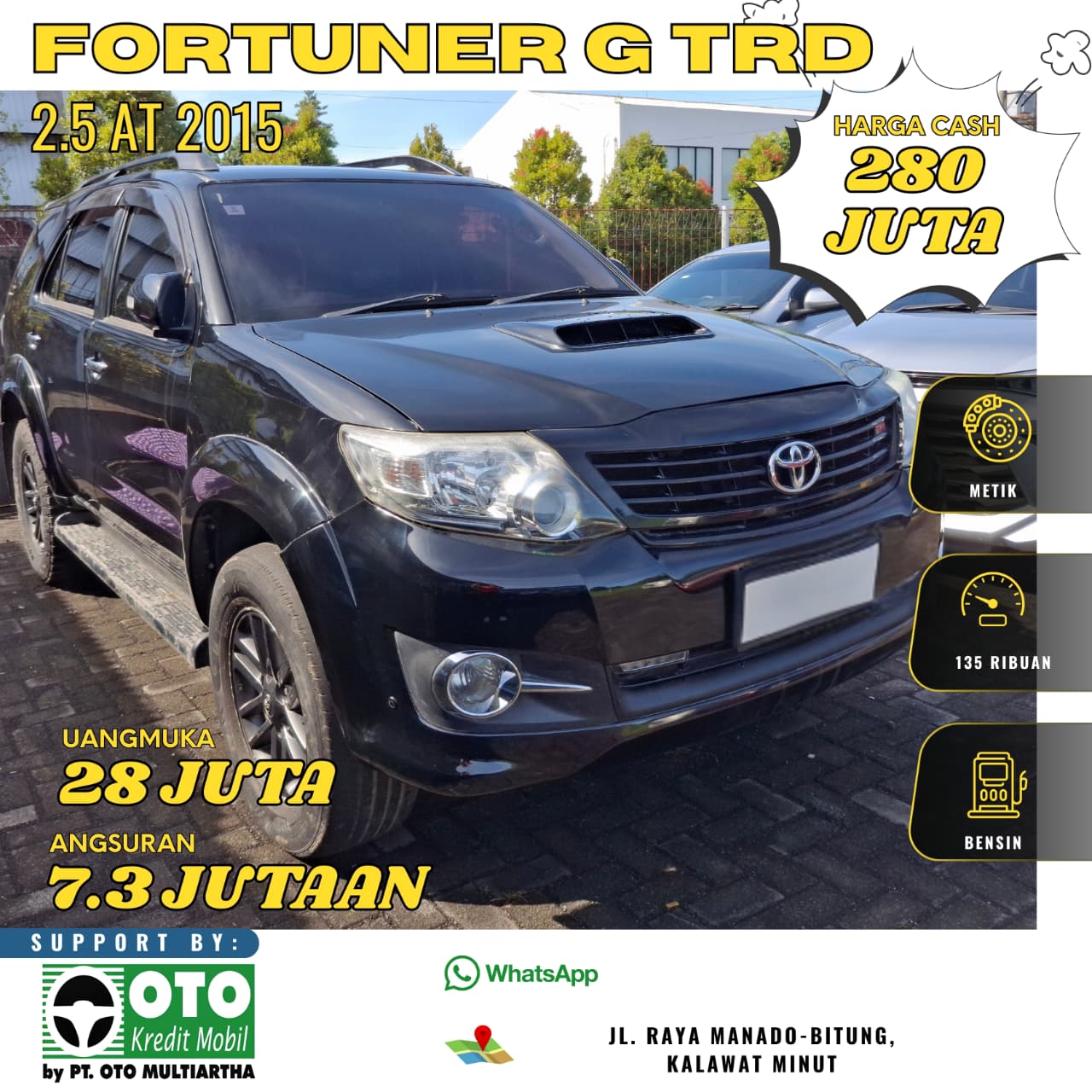 Fortuner VRZ 2.4 A/T 2015